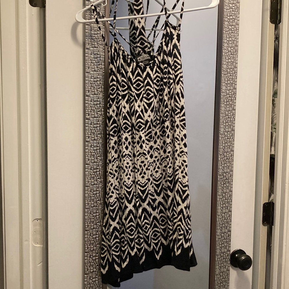 Black and white dress